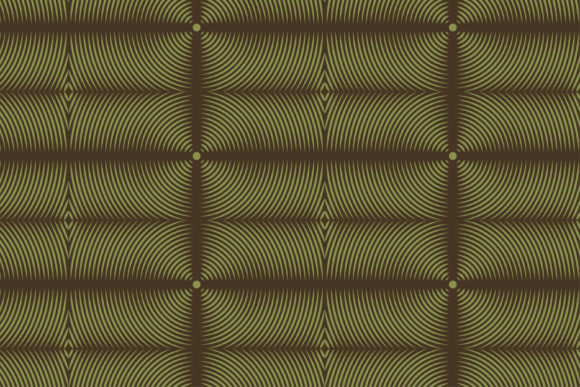 Download Green Brown Circle Wave Pattern Line - Premium Resources