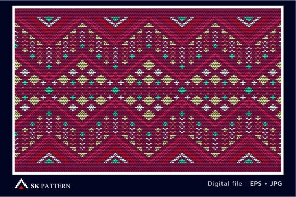 Download Knitted Pattern Repetitive Boho Style - Repetitive Collection